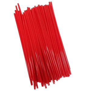 Spaken cover set rood 24cm (op maat knippen) 72 stuks