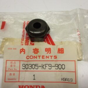 Balhoofd moer met gat MT50 MTX50R/SH MTX80R origineel Honda