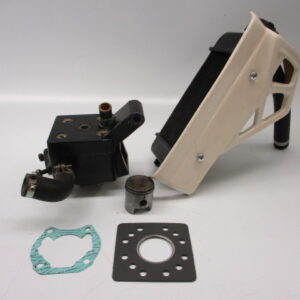 Cilinder set ''ZETA'' 70cc waterkoeling met radiateur en nieuwe pakkingen Honda MB50, MT50 (gebruikt maar in goede staat)