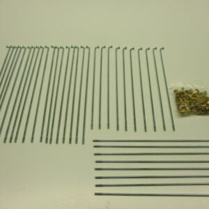 Jeu de rayons 21'' MTX AD04, HD06 (écrous dorés !)