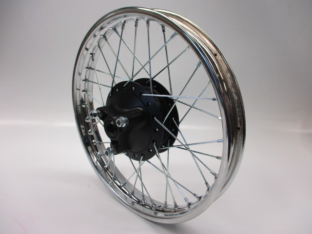 rear wheel newly built with A quality spokes and rims Honda MT50, MT80 1.60x16