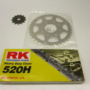 Pignon et chaine 13T - 39T Honda MBX125F