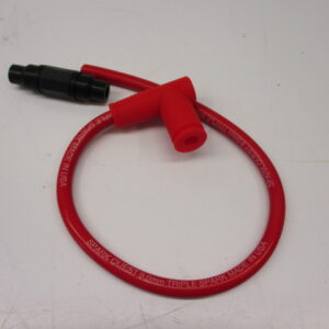 Câble de bougie + capuchon de bougie silicone 9mm avec âme épaisse pour une faible résistance et donc une étincelle plus forte ! (Avec adaptateur pour passer au câble 7mm)