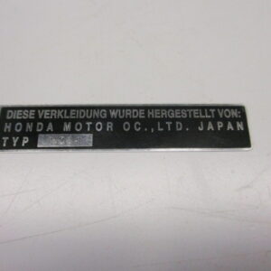 Autocollant intérieur spoiler de phare Honda MBX50, MBX80