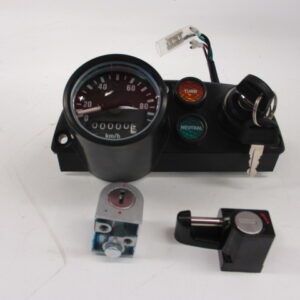 Km teller Honda MT50, MT80 compleet met sloten (alles op 1 sleutel!)