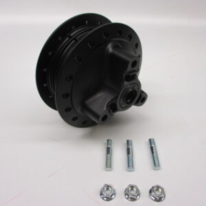 Bakhjulsnav komplett Honda MT50, MT80 (inkl. taping, muttere, lagre og tetningsring er allerede ferdigmontert)