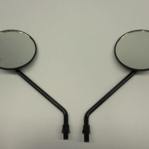 Jeu de rétroviseurs modèle bâton noir