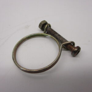 Slangklem voor olietank uitloop tuit en oliepijl glas (gebruikt maar in nette staat)