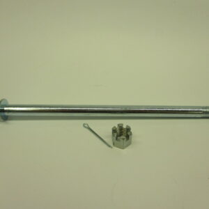 Achterwielas met kroonmoer en splitpen Honda MT, MTX