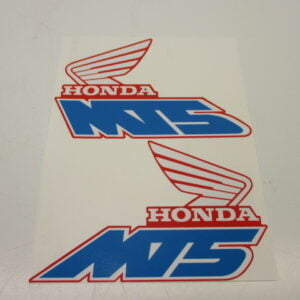 Juego de adhesivos para depósito Honda MT50 rojo/blanco modelo 1990-1992