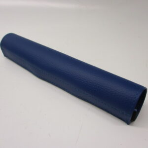 Stuurrol blauw met witte letters