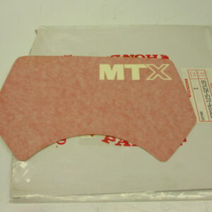 Autocollant de spoiler de phare rouge Honda MTX80R NOS