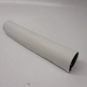 Stuurrol wit met rode letters