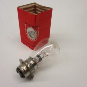 Ampoule de phare PA15D 6v 25/25w original Stanley Honda MB50, MB80, MT80 (attention, uniquement pour phare rond imitation réf. 000328)