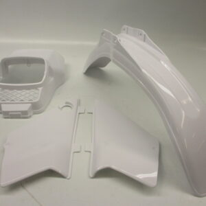 Jeu de pièces en plastique Honda MT50 86-89 NH-138 blanc (Qualité A, fabriqué aux Pays-Bas par van Straaten ''VS'')