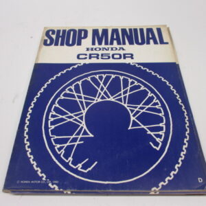 Workshop manual Honda CR50R 1982 language: English
