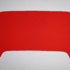 Sticker koplamp kap rood MTX80/R2/125R model 84-92 wit