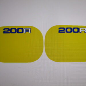 Autocollants de Caches latéraux jaune MTX200R modèle 83 rouge Honda