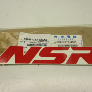 Autocollant cache latéral rouge Honda NSR50 NOS