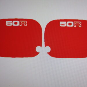 Side cover decal set MTX50R model 83 white Honda