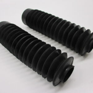 Jeu de caoutchoucs de fourche avant noir spécialement pour MTX80R2/125/200R