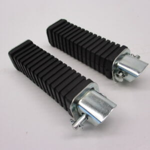 Footrest set passenger black Honda