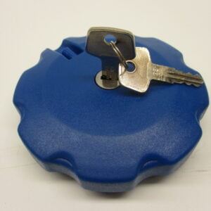 Tankdop blauw met slot MTX50/80