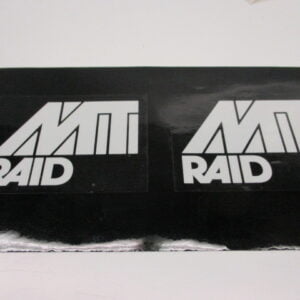 Klistremerke sett hvitt '' RAID '' MT50 Honda