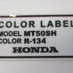 Fargemerke R-134 rød MT50 modell 88-89