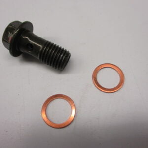 Banjobout + koper ringen remsysteem