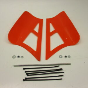 Bouchons de refroidissement set orange/rouge Honda MT50 MT80