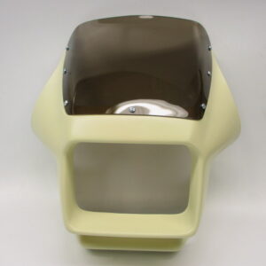 Becquet de phare Honda MBX50, MBX80 verre teinté marron foncé (polyester)