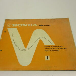 Onderdelenboek met tekeningen en onderdeelnummers Honda NH125 Lead taal: Engels, Frans, Duits