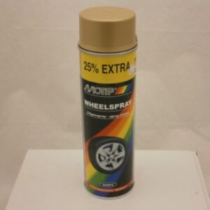 Aérosol de pulvérisation d'or de roues
