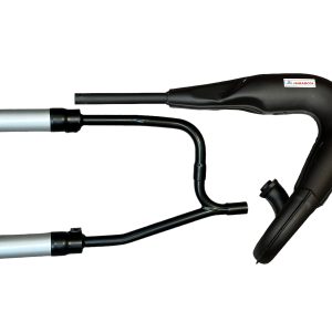 Avgassats inkl böj med dubbel bakre ljuddämpare svart Honda MT5 AD01