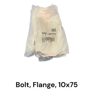 Boulon, bride, 10x75