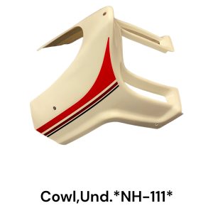 Puntkuip / onderkuip Honda MBX NH111 Wit