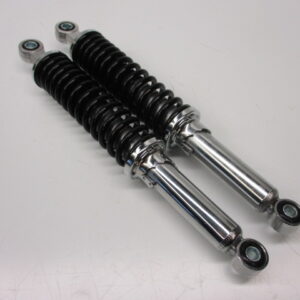 Schokbreker set zwart/chrome 365mm (+10cm verhoging) MT50/80