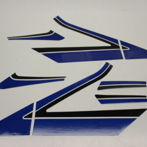 Jeu d'autocollants Honda MB50 blanc/bleu 86-92 (avec du vrai bleu métallisé comme l'original)