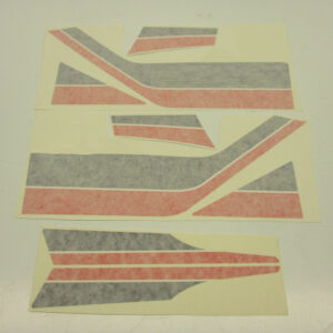 Jeu d'autocollants Honda MB50 blanc/rouge 84-85