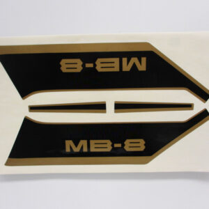 Jeu d'autocollants Honda MB80 noir