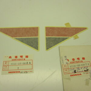 Sticker set tank kapje Honda MB-5 NH-138 wit model 1984-1985 NOS