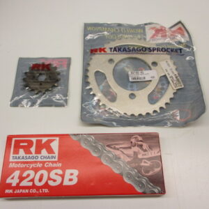 Sprockets + chain A-quality MB80 15-40