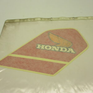 Autocollant de réservoir droit Honda MTX50ot, MTX80ot blanc modèle NOS