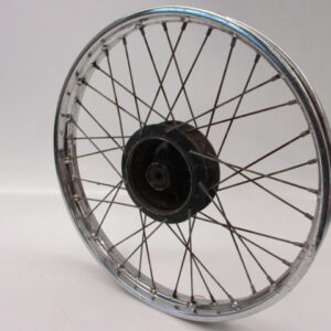 Voorwiel Honda MT50, MT80 1.40x19 gebruikt (foto is een voorbeeld, roest in het chrome!)