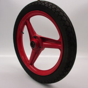 Roue avant rouge avec pneu NSR50 NOS