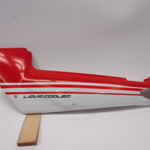 Zijkap wit/rood links NSR50 AC08 (Beschadigingen)