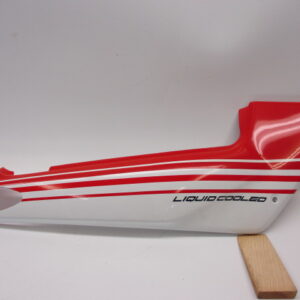 Cache latéral blanc/rouge droit NSR50 AC08 NOS