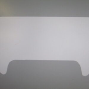 Sticker koplamp kap wit MT voor model 88-89 rood