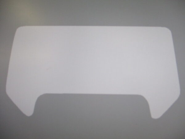 Decal headlight cover white MT for model 88-89 red Honda